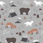 Ochraniacze na pasy do wózka z velvetem Into The Wild BELOFF