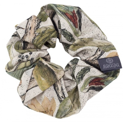 gumka do włosów scrunchie ornithology