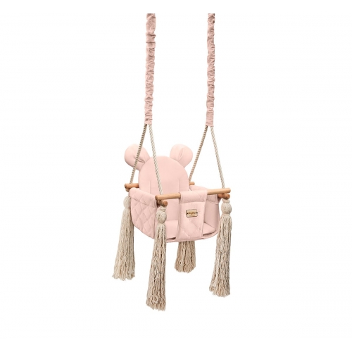 Huśtawka VelvetSwing Soft Pink / BABYSTEPS