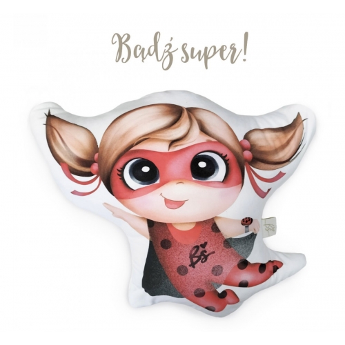 Poduszeczka - Superhero Ladybug girl Babysteps