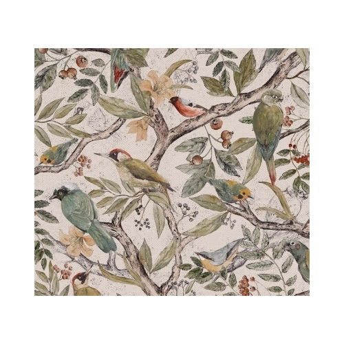 Pościel dziecięca z wypełnieniem bambusowa 120x170 Ornithology MAKASZKA