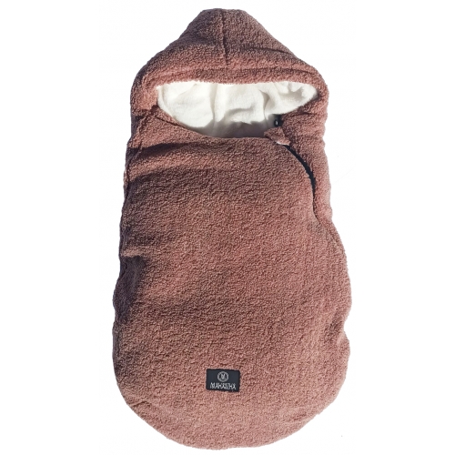 Śpiworek do wózka Alpaka Dusty Pink MAKASZKA