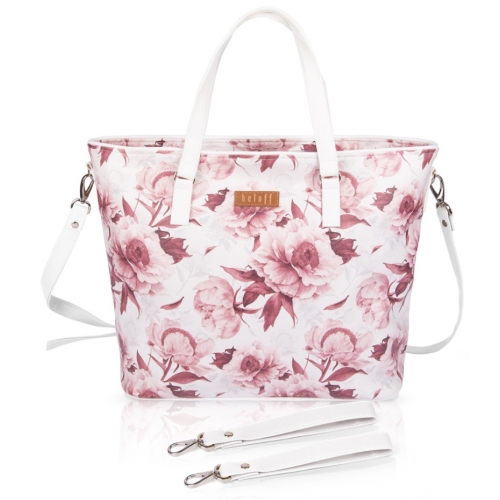 torba beloff z ekoskóry ceglane peonie