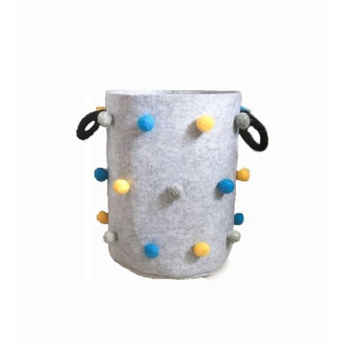 KOSZ NA ZABAWKI - LIGHT GREY ahoj baby